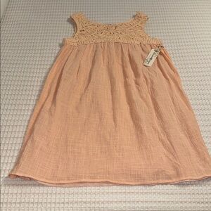 Altard state peach linen dress NWT size small